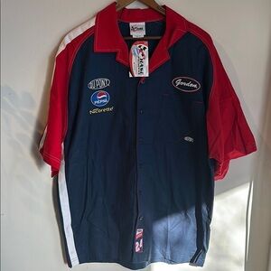 Chase Authentics Men's Red and Blue Racing Shirt